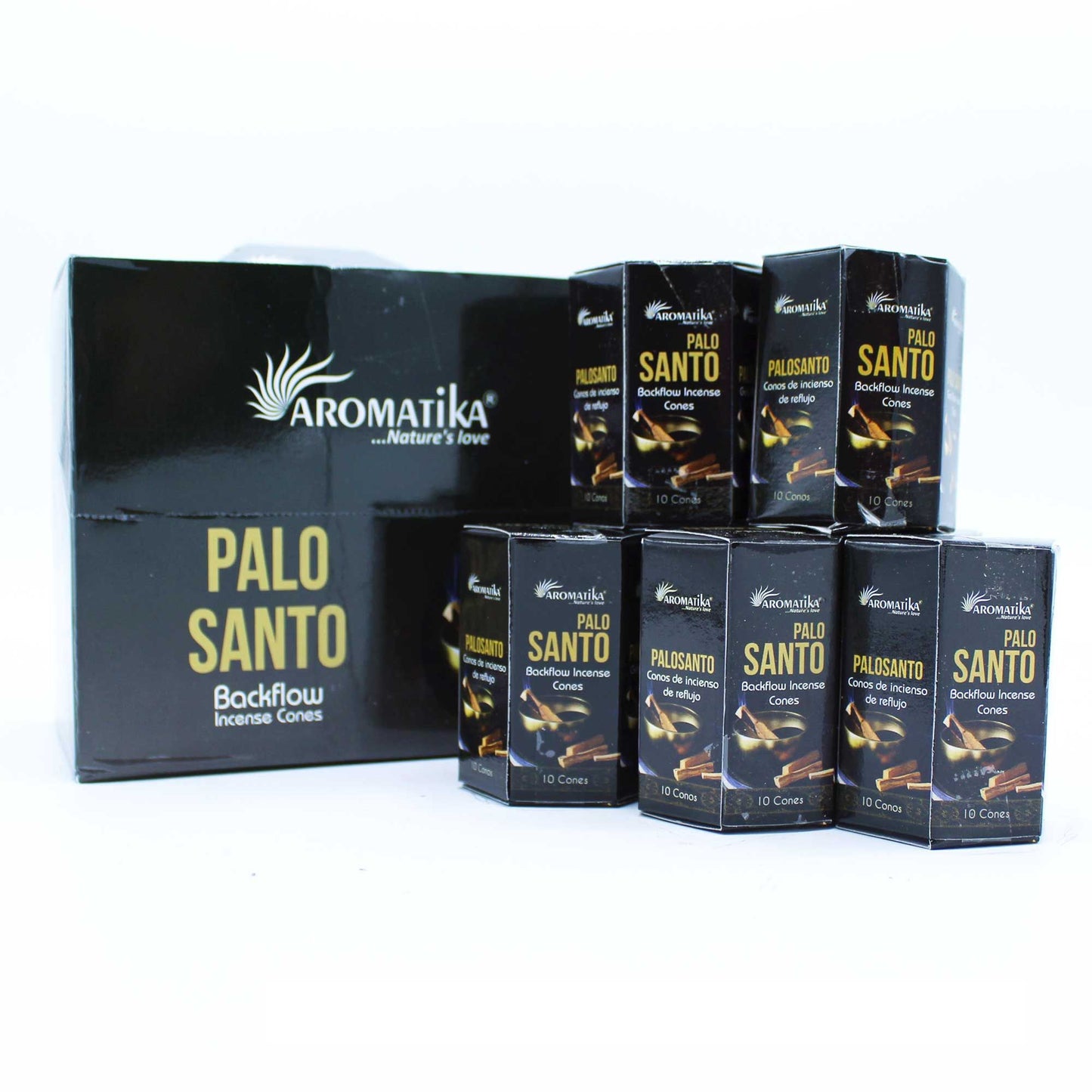 Pack of 10 Masala Backflow Incense - Palo Santo