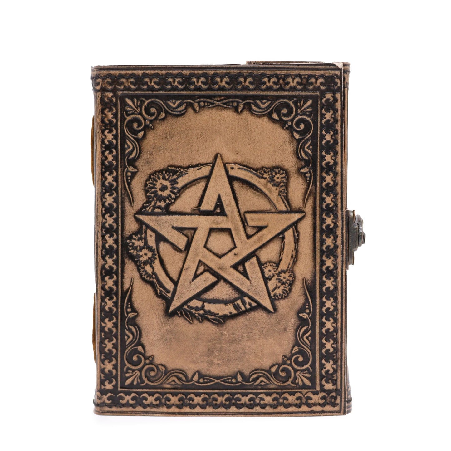 Pentacle - Esoteric Notebook - Antique Grey - 200 pages Stich Edge- 17.5x12.5x3cm