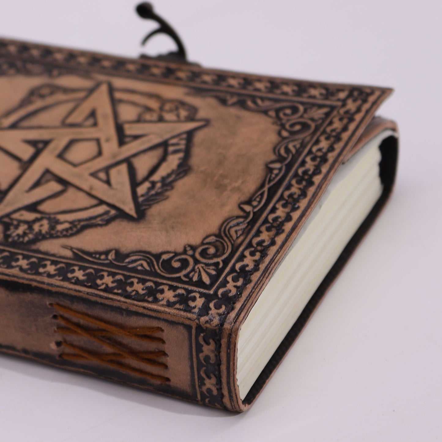 Pentacle - Esoteric Notebook - Antique Grey - 200 pages Stich Edge- 17.5x12.5x3cm