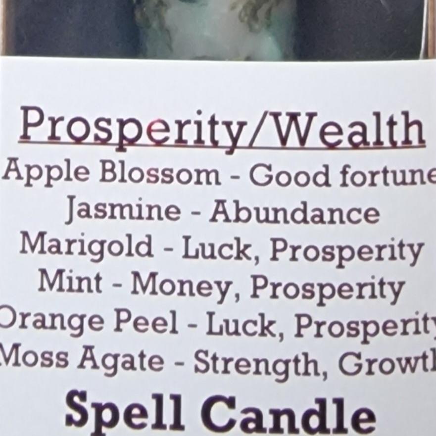 Spell Candles Wealth & Prosperity