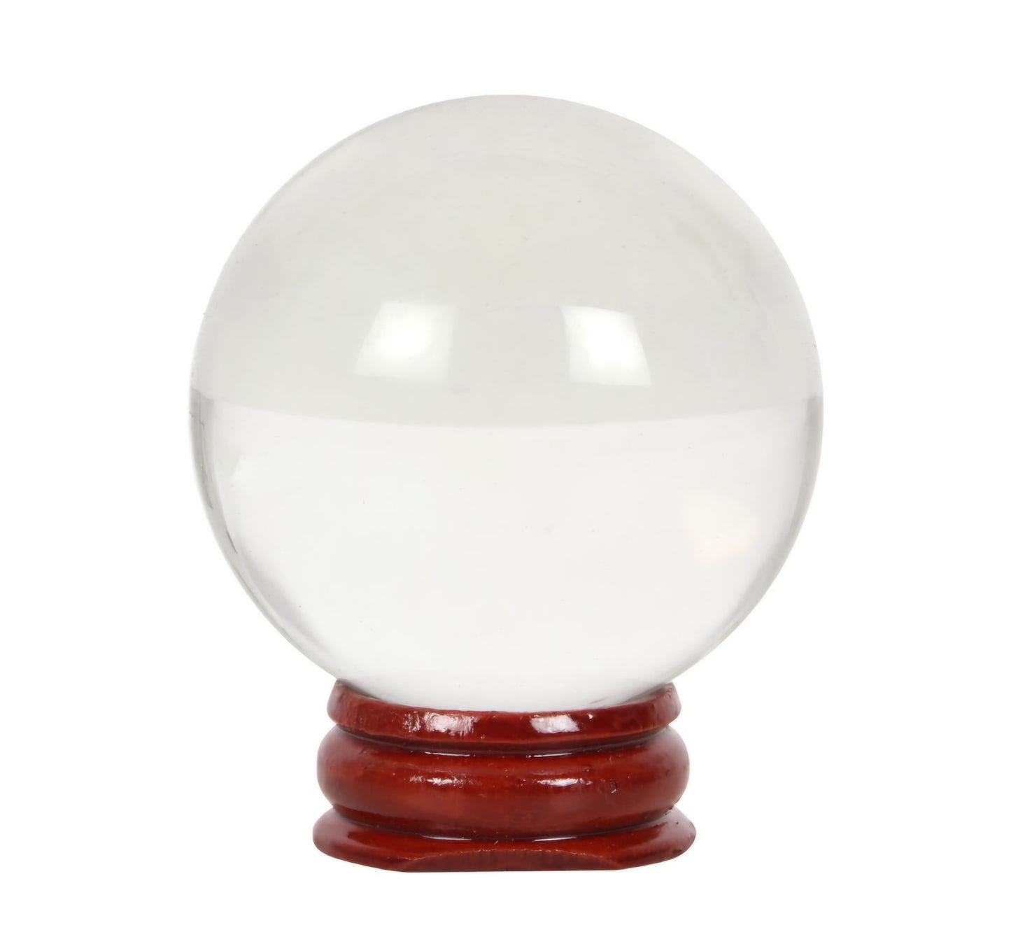 Small Clear Crystal Ball with Stand